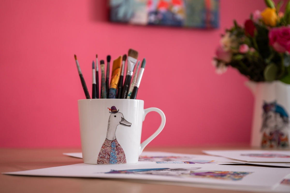 Kubek porcelanowy Kaczka Tipperleyhill Mikasa – 380 ml – aranżacja