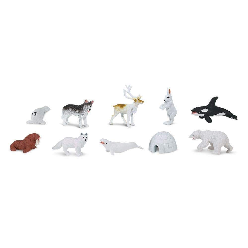 Figurki w tubie Safari Ltd – Zwierzęta Arktyki, 10 szt. – zdjęcie 2