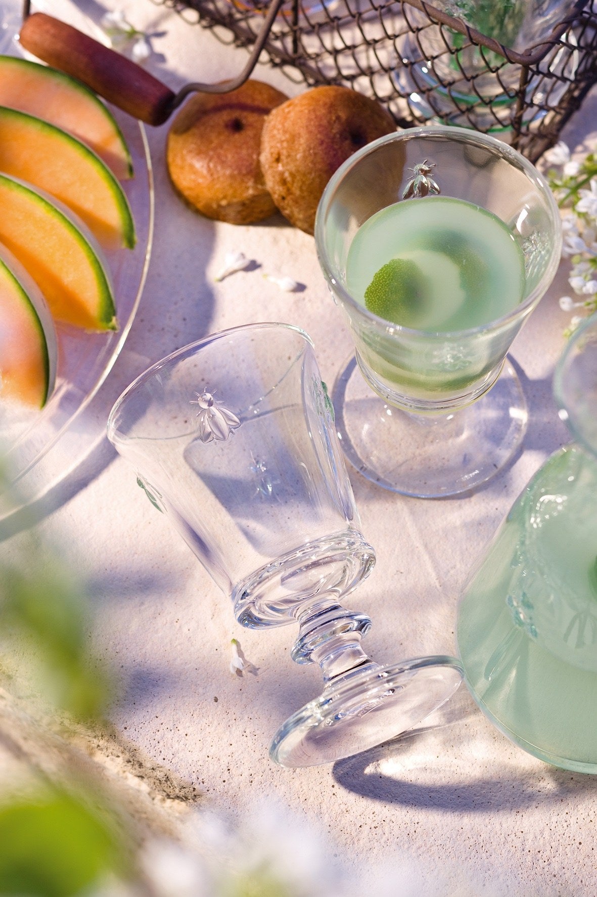 Kieliszki Abeille La Rochère – 4 szt., 220 ml – aranżacja