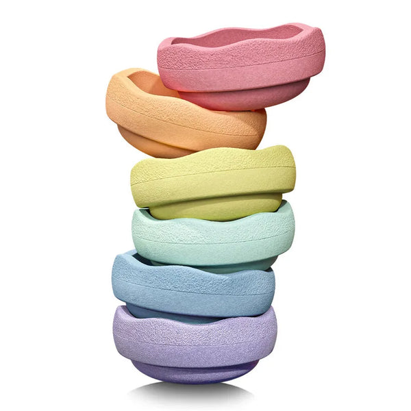 Stapelstein® Original rainbow pastel 6 el.