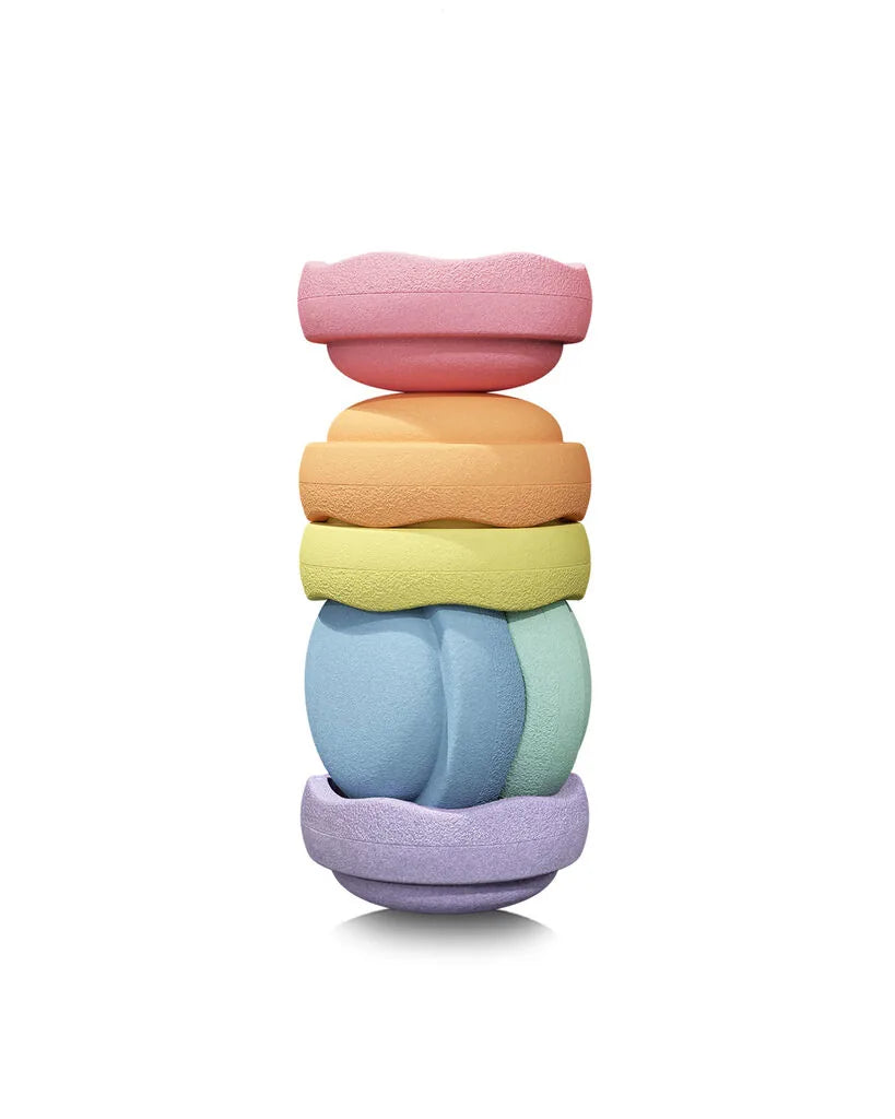 Stapelstein® Original rainbow pastel 6 el.
