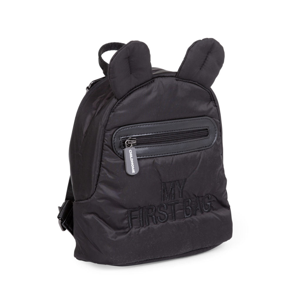 Childhome Plecak dziecięcy My First bag Pikowany Czarny