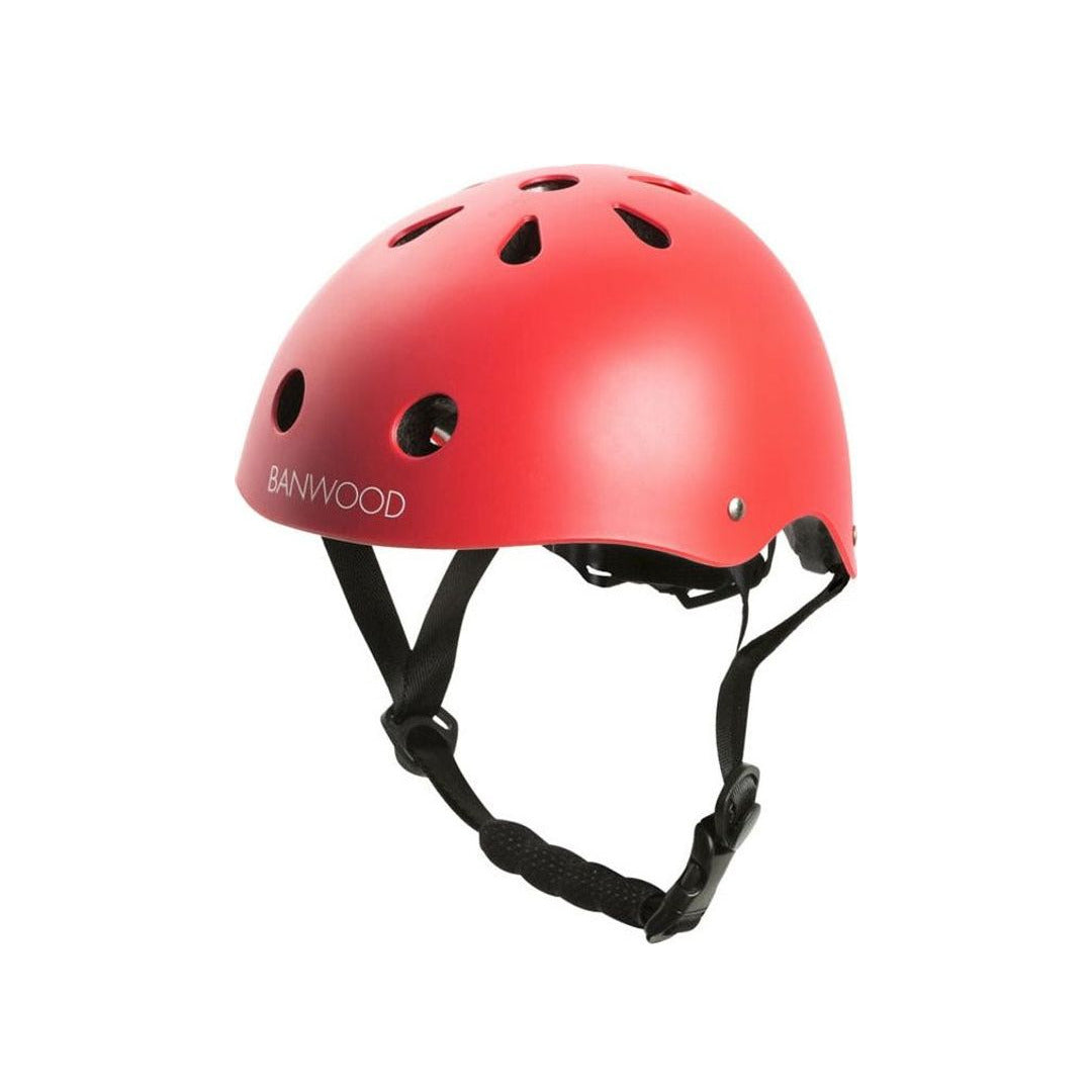 Banwood dziecięcy kask rowerowy red