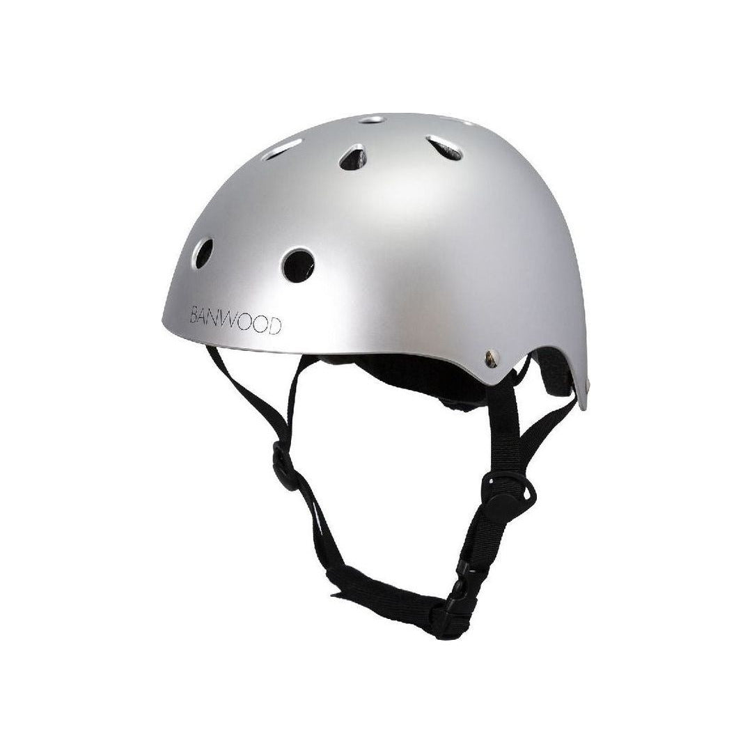 Banwood dziecięcy kask rowerowy chrome