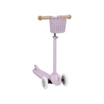 Banwood Hulajnoga ECO z koszykiem Pin & Ride Lavender