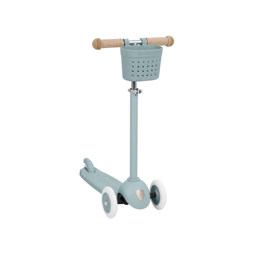 Banwood Hulajnoga ECO z koszykiem Pin & Ride Teal