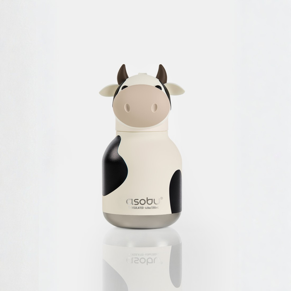 Butelka termiczna Mini Bestie Asobu – Krowa 200 ml