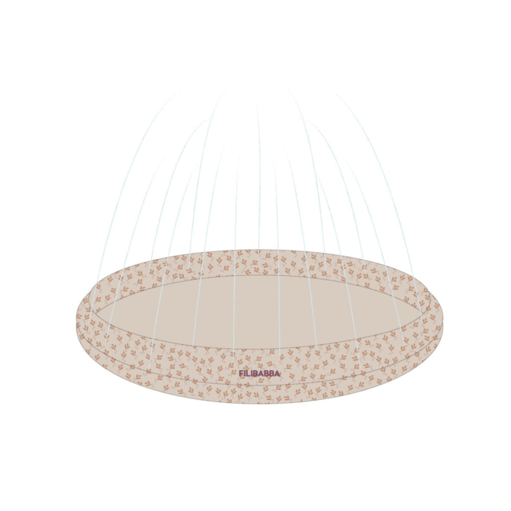 Filibabba Mata tryskająca wodą Ø 100 cm Alfie Breezy harmony Sandy