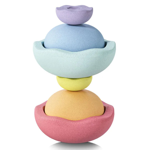 Stapelstein® Inside rainbow pastel 6 el.