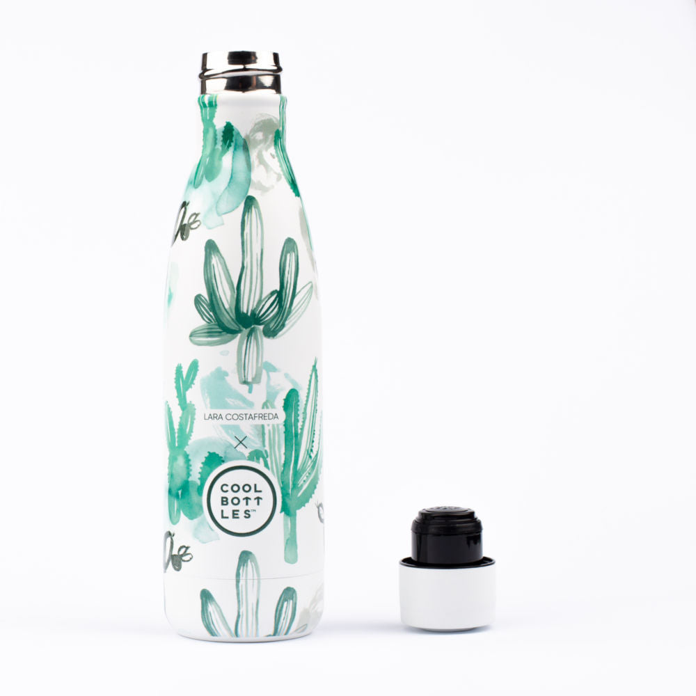 Cool Bottles Butelka termiczna Xclusive! 500 ml Lara Costafreda - Watercolor Cactus