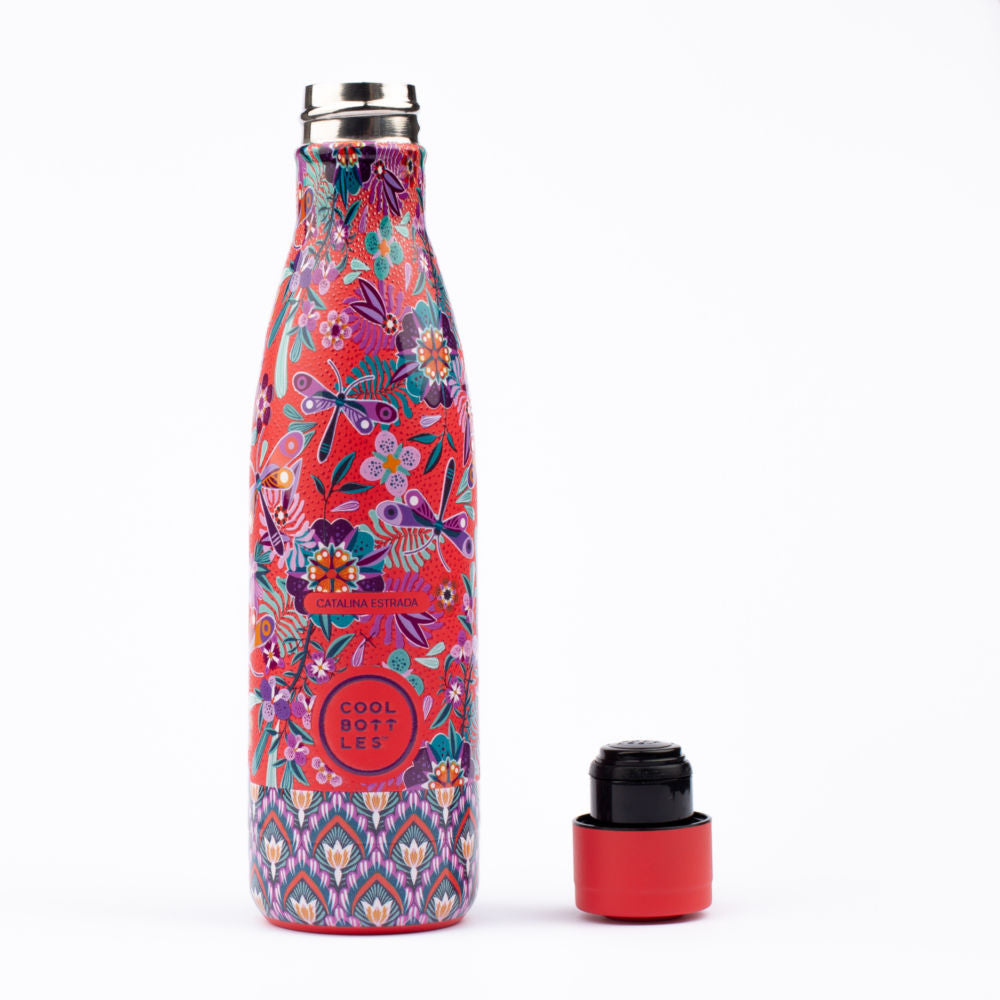 Cool Bottles Butelka termiczna Xclusive! 500 ml Lara Costafreda - Dragonfly Paradise