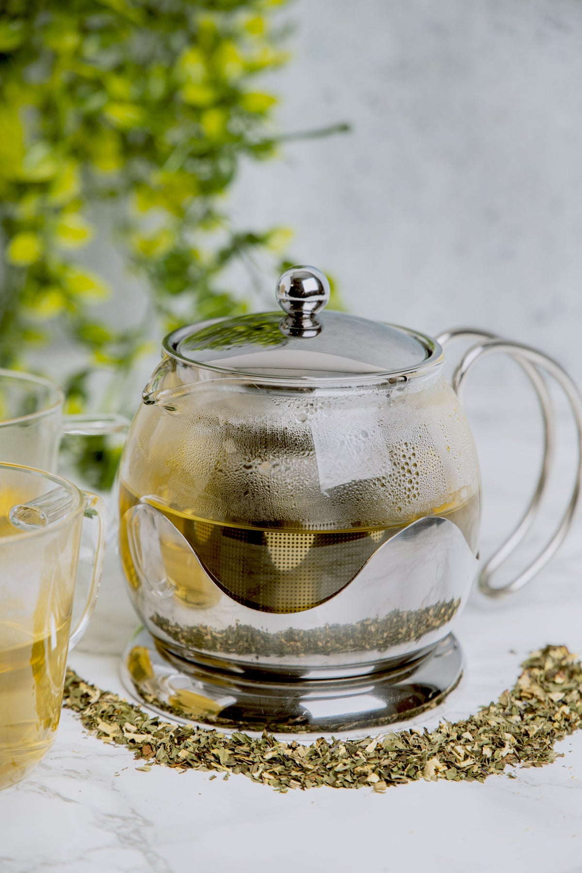 Dzbanek z zaparzaczem La Cafetière – srebrny, 660 ml – aranżacja