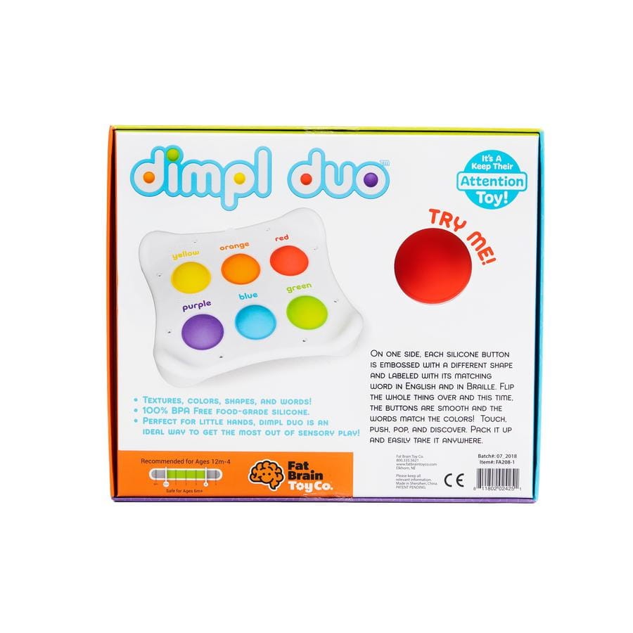 Zabawka sensoryczna Fat Brain Toy Co. – Dimpl Duo – zdjęcie 10