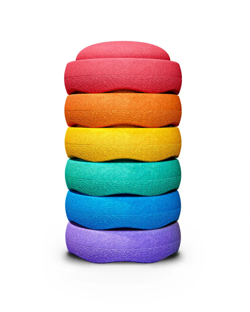 Stapelstein® Original Mini rainbow classic 6 el.