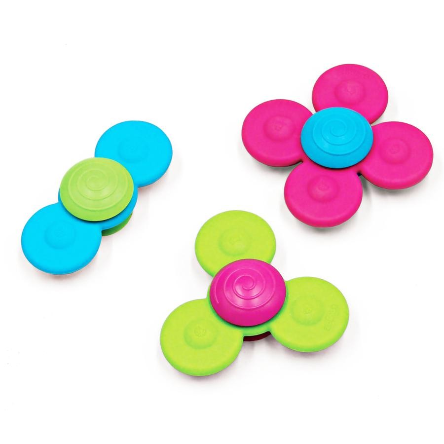 Wirujące przyssawki Fat Brain Toy Co. – Whirly Squigz, 3 szt.