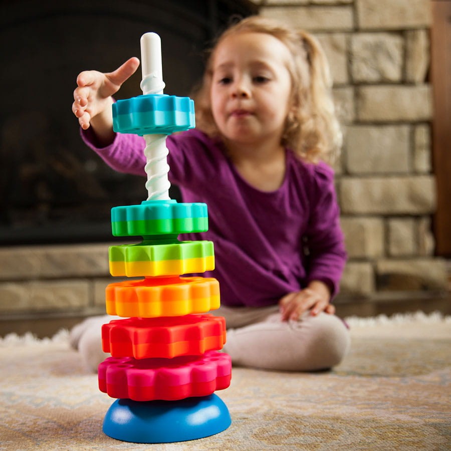 Zakręcona wieża Fat Brain Toy Co. – SpinAgain – zdjęcie 9