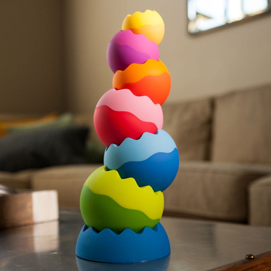 Piramidka z kul Fat Brain Toy Co. – Tobbles Neo – zdjęcie 5