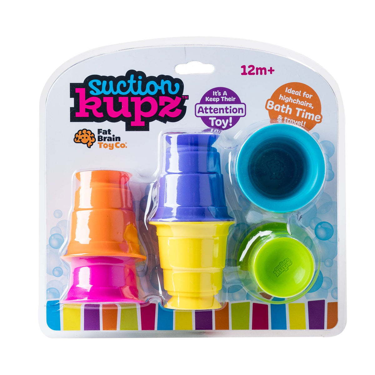 Kubeczki z przyssawkami Fat Brain Toy Co. – Suction Kupz, 6 szt. – zdjęcie 8