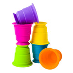 Kubeczki z przyssawkami Fat Brain Toy Co. – Suction Kupz, 6 szt.