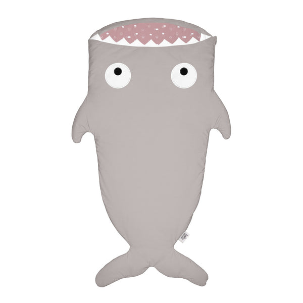 Baby Bites Śpiworek Shark (2-6 l) Pink Clouds Stone/Pink
