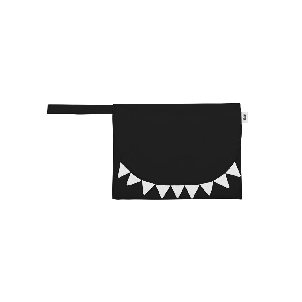 Baby Bites Przewijak podróżny Shark Black