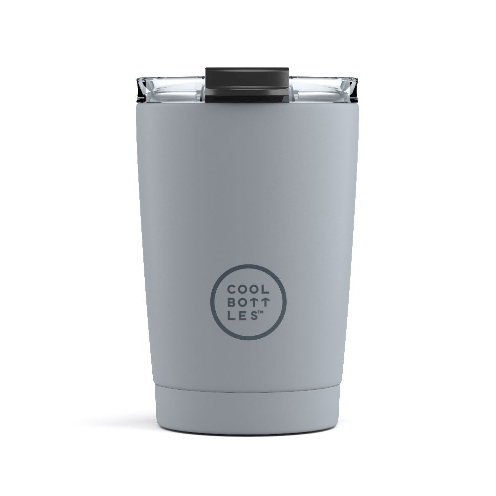 Cool Bottles Kubek termiczny 330 ml Pastel Grey