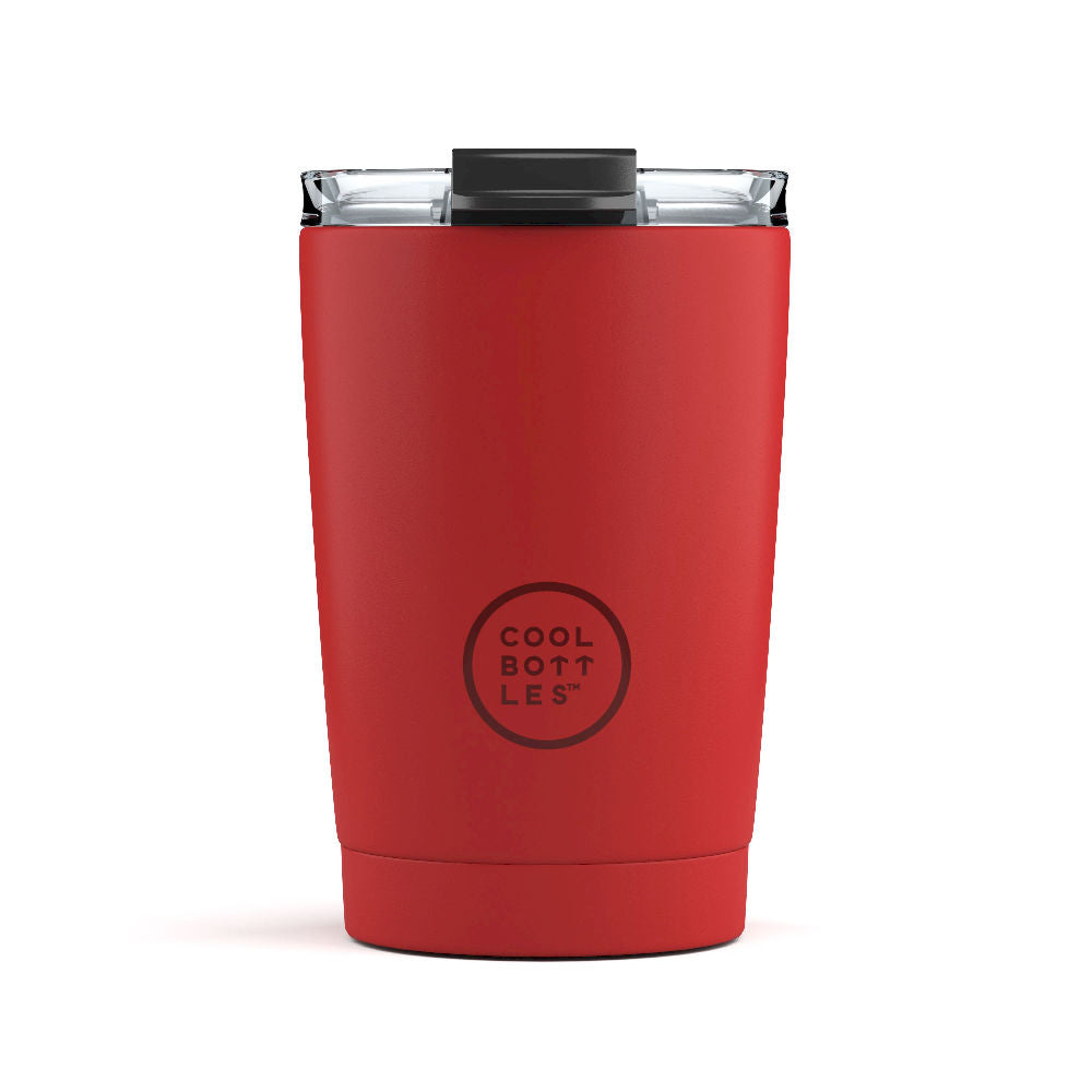 Cool Bottles Kubek termiczny 330 ml Vivid Red