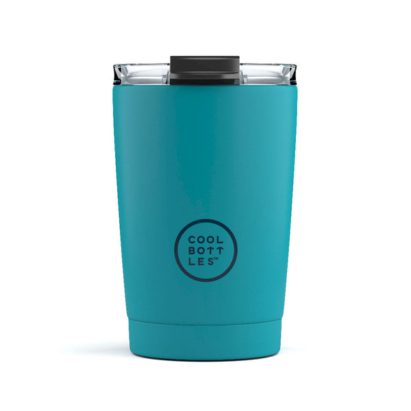 Cool Bottles Kubek termiczny 330 ml Vivid Turquoise