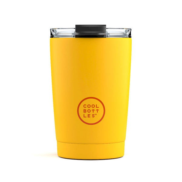 Cool Bottles Kubek termiczny 330 ml Vivid Yellow