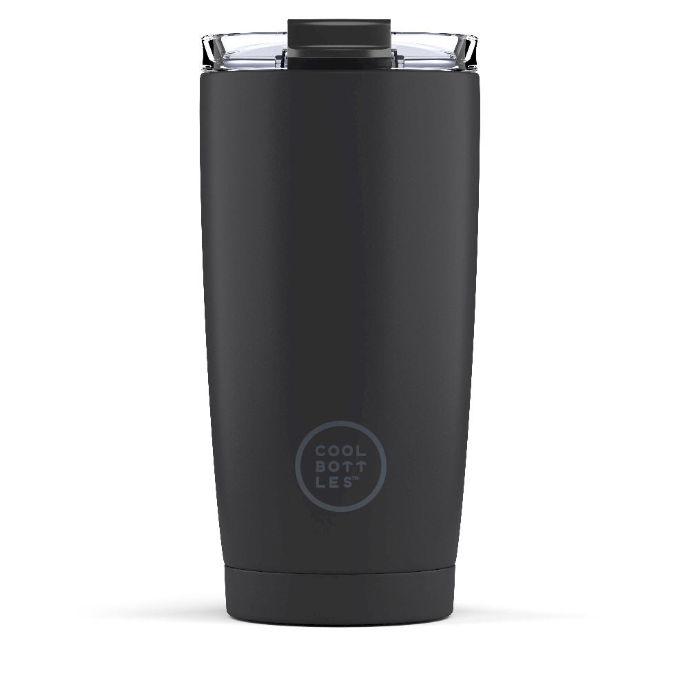 Cool Bottles Kubek termiczny 550 ml Mono Black