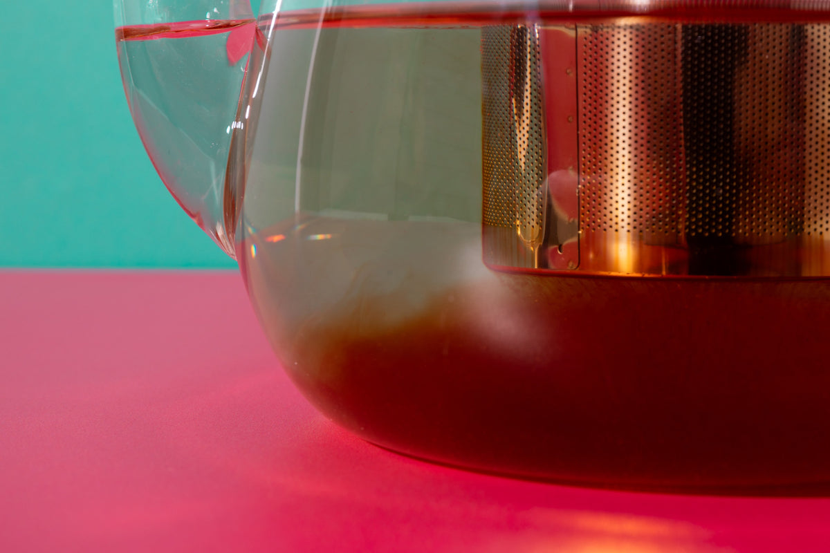 Szklany dzbanek z zaparzaczem i pokrywką Rialto La Cafetière – 1,2 l – aranżacja