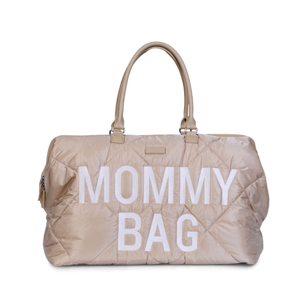 Childhome Torba Mommy Bag® Pikowana Beżowa
