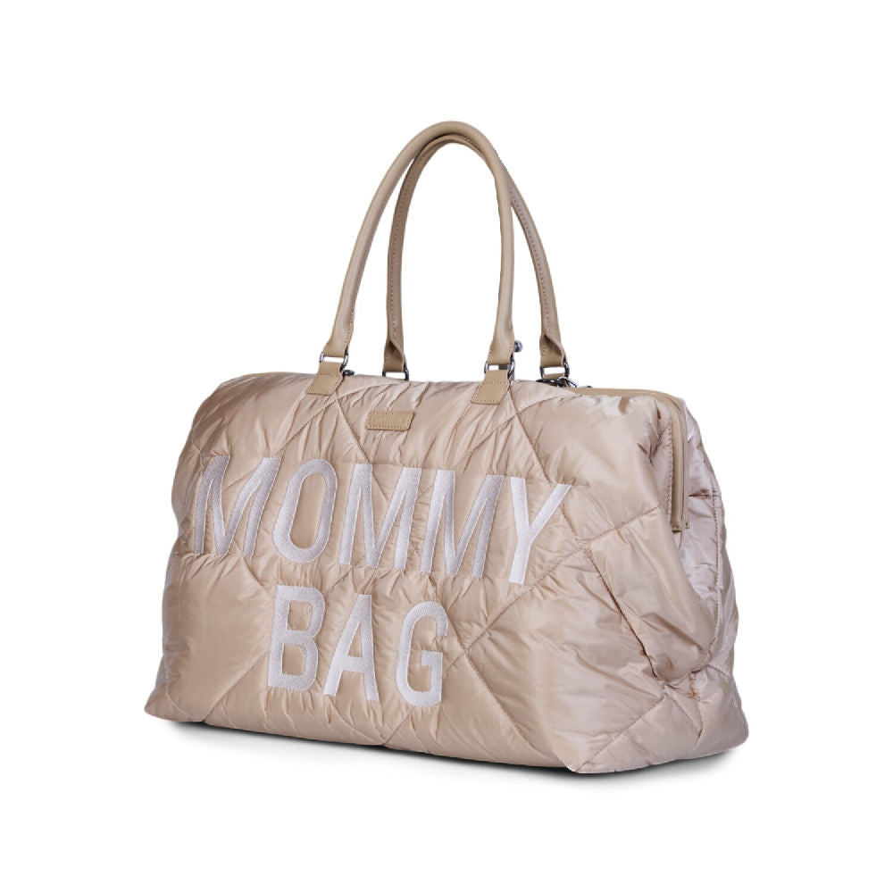 Childhome Torba Mommy Bag® Pikowana Beżowa
