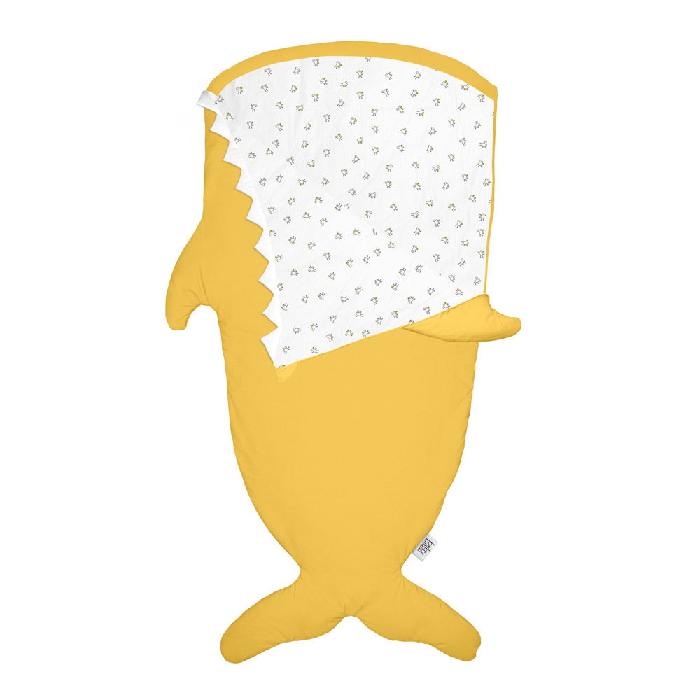Baby Bites Śpiworek Shark (2-6 l) Chicks Mustard Yellow