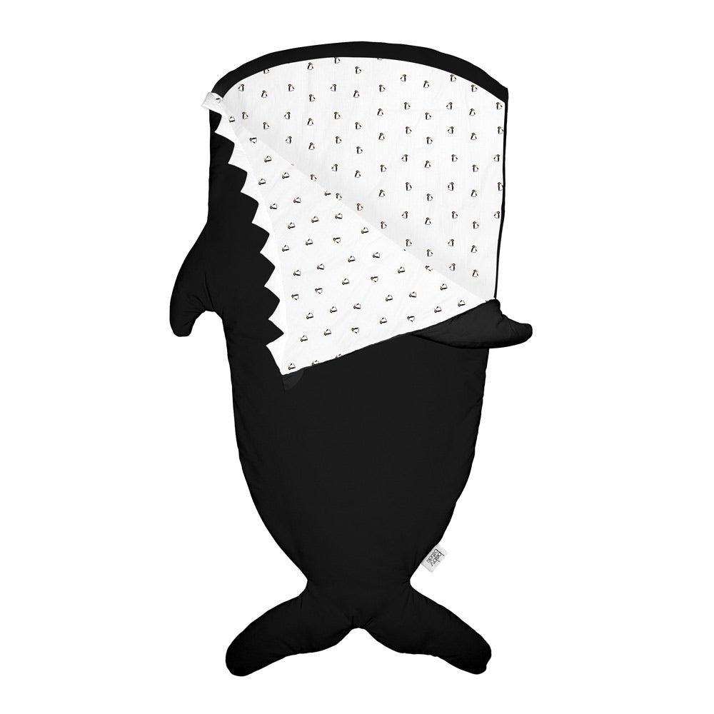 Baby Bites Śpiworek Orca (2-6 l) Penguins Black