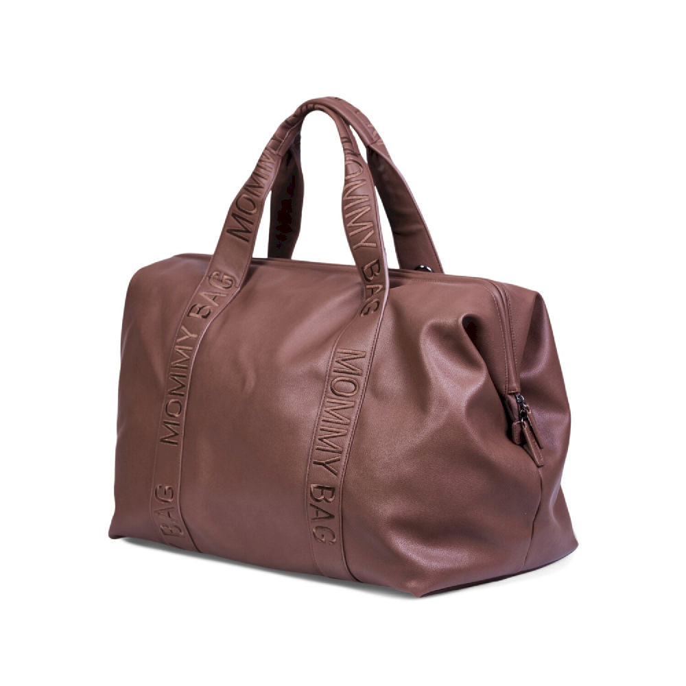 Childhome Torba Mommy Bag® Signature Vegan Leather Dark Brown
