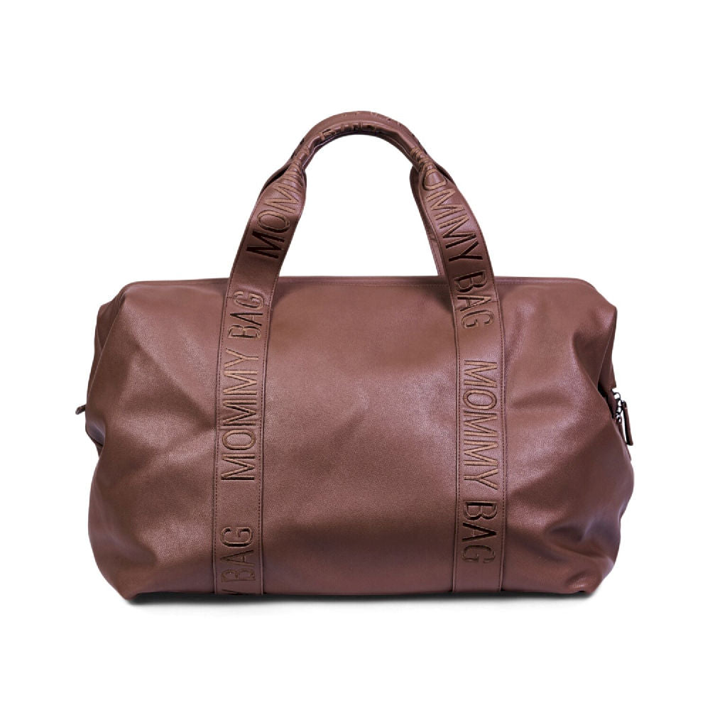 Childhome Torba Mommy Bag® Signature Vegan Leather Dark Brown