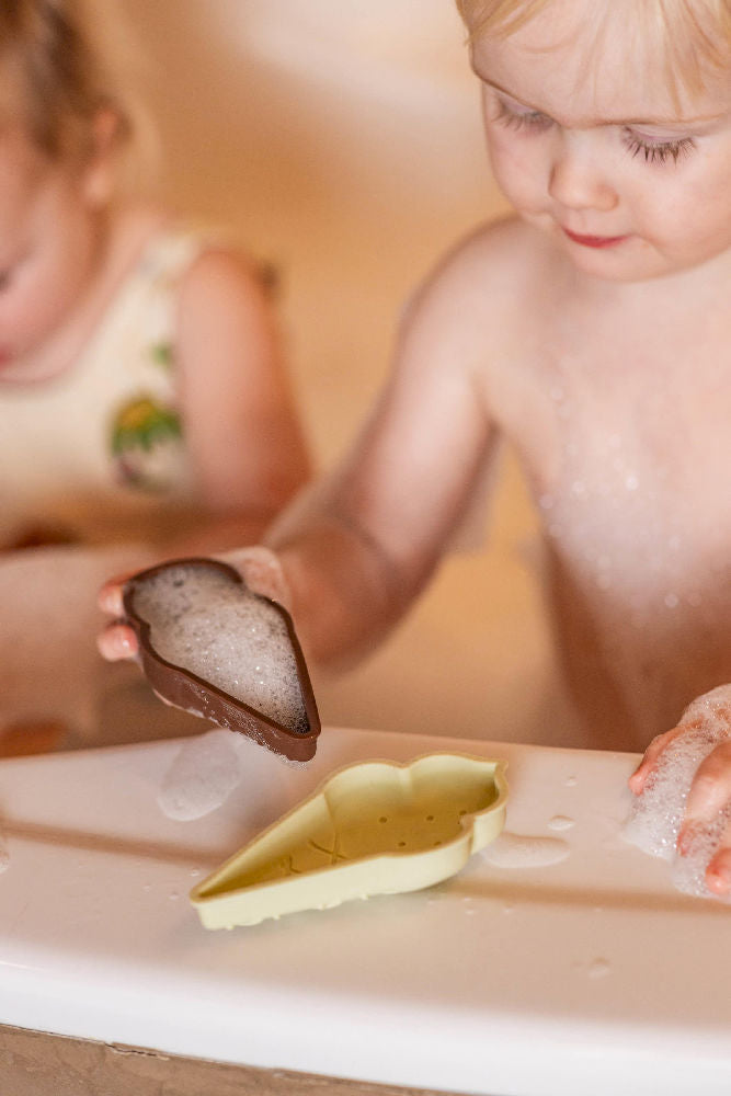 Filibabba Silikonowy zestaw zabawek do piasku 5 szt. Blue Mix – zdjęcie 4