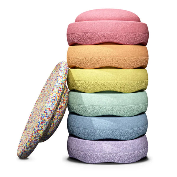Stapelstein® Rainbow Set pastel 7 el.