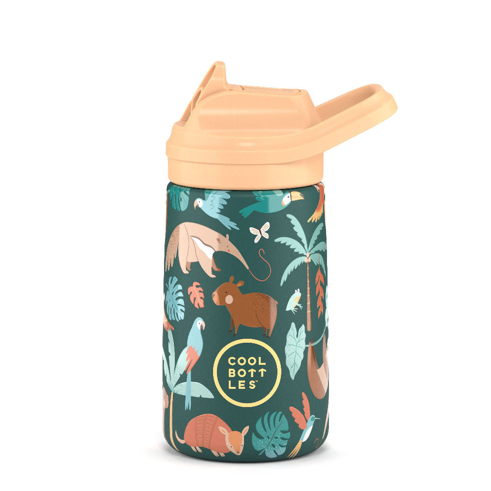 Cool Bottles Butelka termiczna Kiddies 350 ml Rainforest Refuge