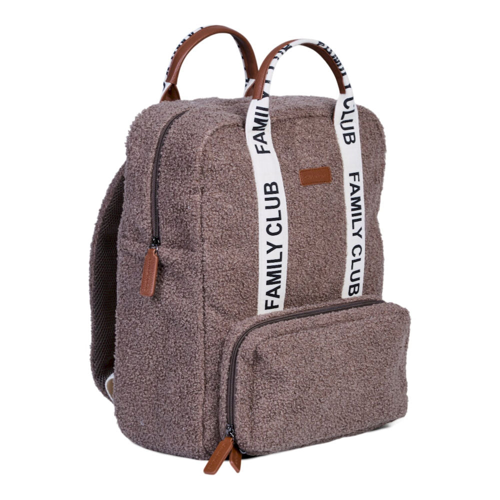 Childhome Plecak Family Club Signature Teddy Soft brown