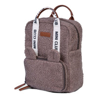 Childhome Plecak dziecięcy Mini Club Signature Teddy Soft brown