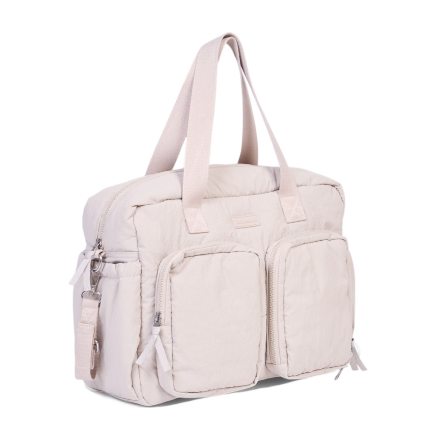 Childhome Torba do wózka + mała torebka Mellow Beige