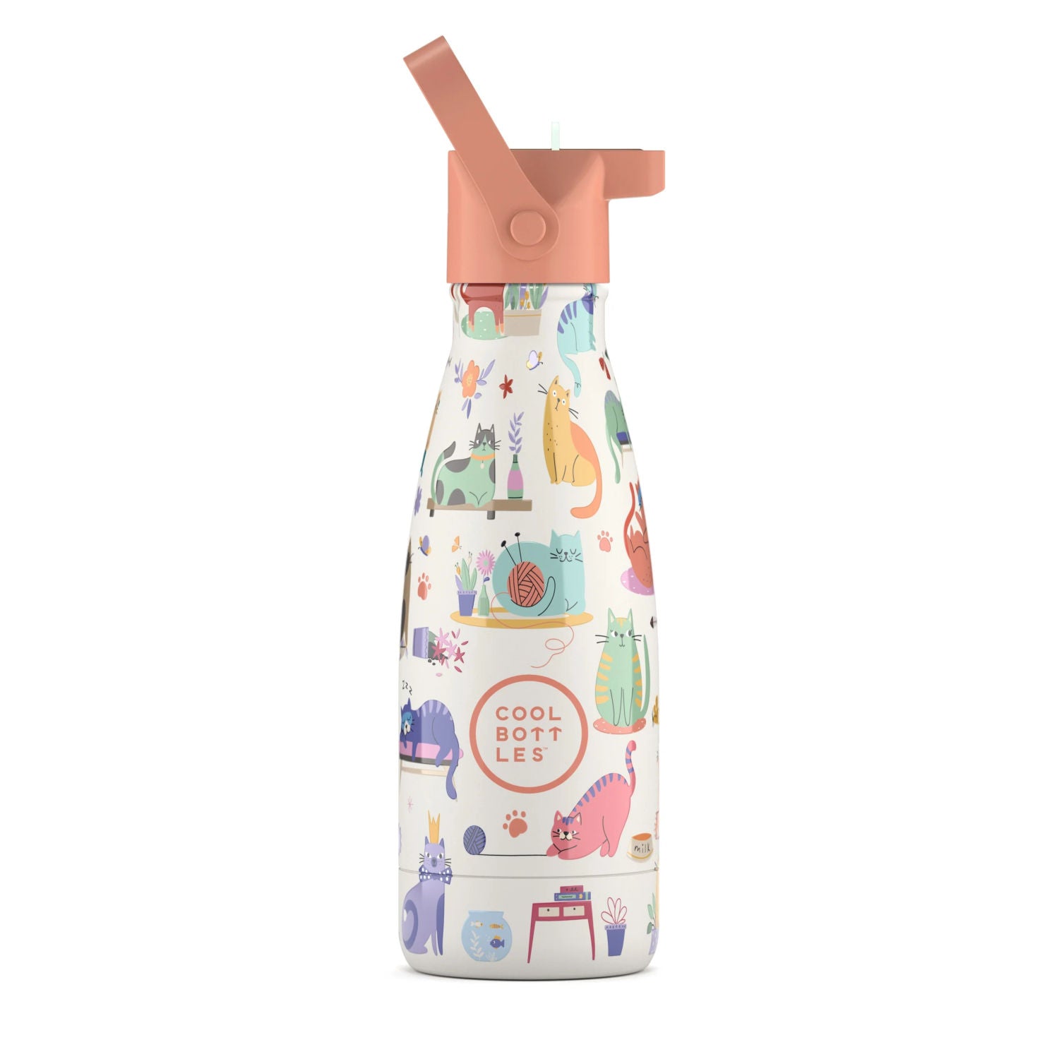 Cool Bottles Butelka termiczna Kids 260 ml Kitty Club