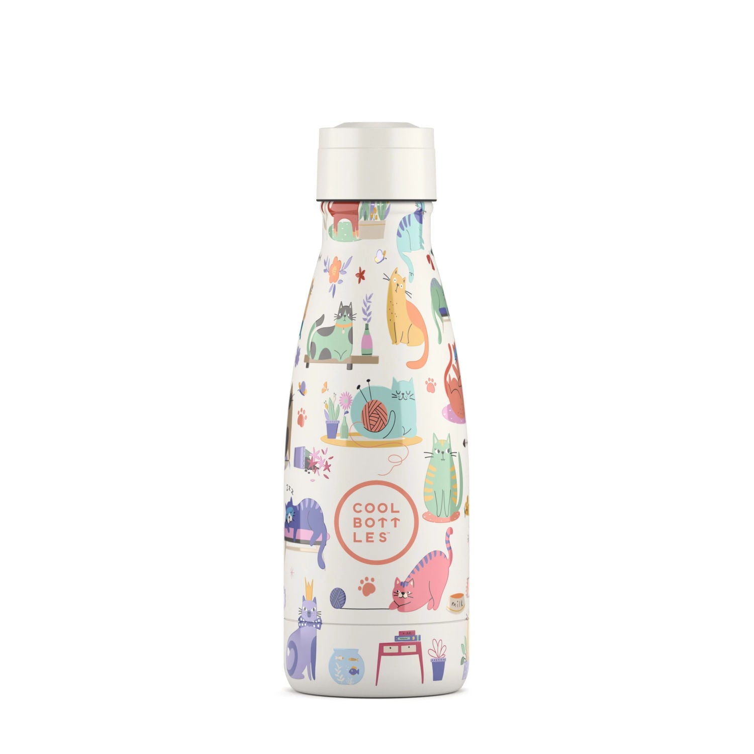 Cool Bottles Butelka termiczna Kids 260 ml Kitty Club
