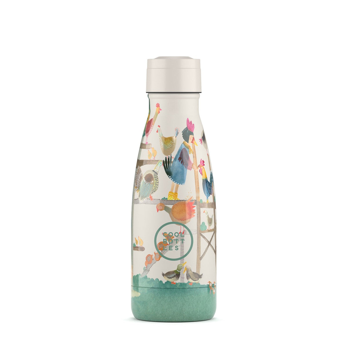Cool Bottles Butelka termiczna Kids 260 ml Hen House – zdjęcie 2
