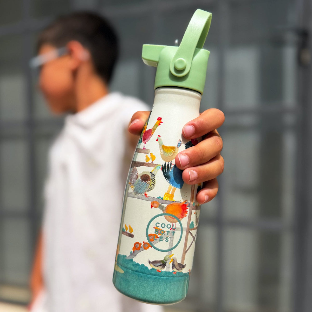 Cool Bottles Butelka termiczna Kids 260 ml Hen House – zdjęcie 5