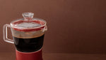 Szklana kawiarka Verona La Cafetière – czerwona, 290 ml – aranżacja