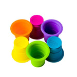 Kubeczki z przyssawkami Fat Brain Toy Co. – Suction Kupz, 6 szt. – zdjęcie 5