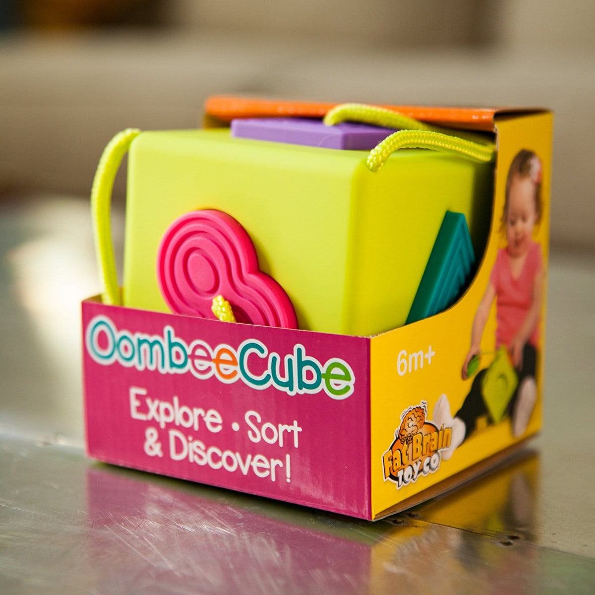 Sorter kształtów Fat Brain Toy Co. – OombeeCube – zdjęcie 10